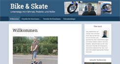 Desktop Screenshot of bikeandskate.de