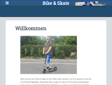 Tablet Screenshot of bikeandskate.de